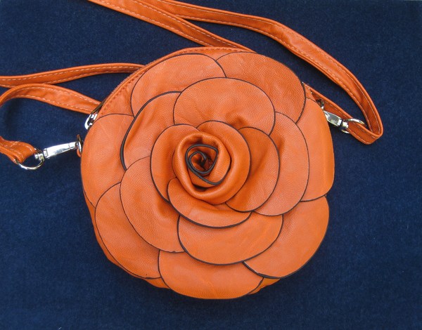 Orange Mini-Purse Round