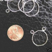 Sterling Plated Lanyard Finding -- Dozen Pack